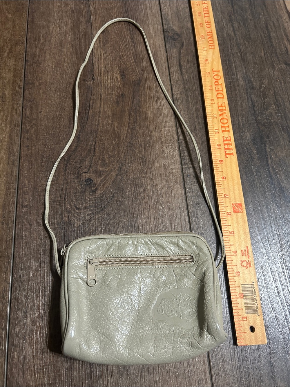 Vintage Carlos Falchi Fatto a Mano Brown Leather Crossbody Bag - Picture 3 of 5